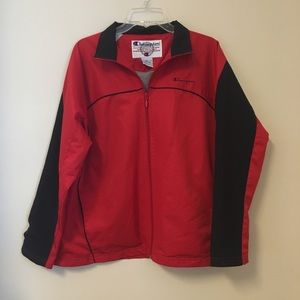 Red Champion jacket
